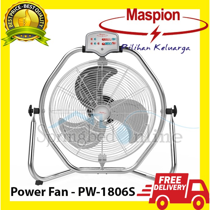 Kipas Angin Maspion Power Fan PW-1806 S