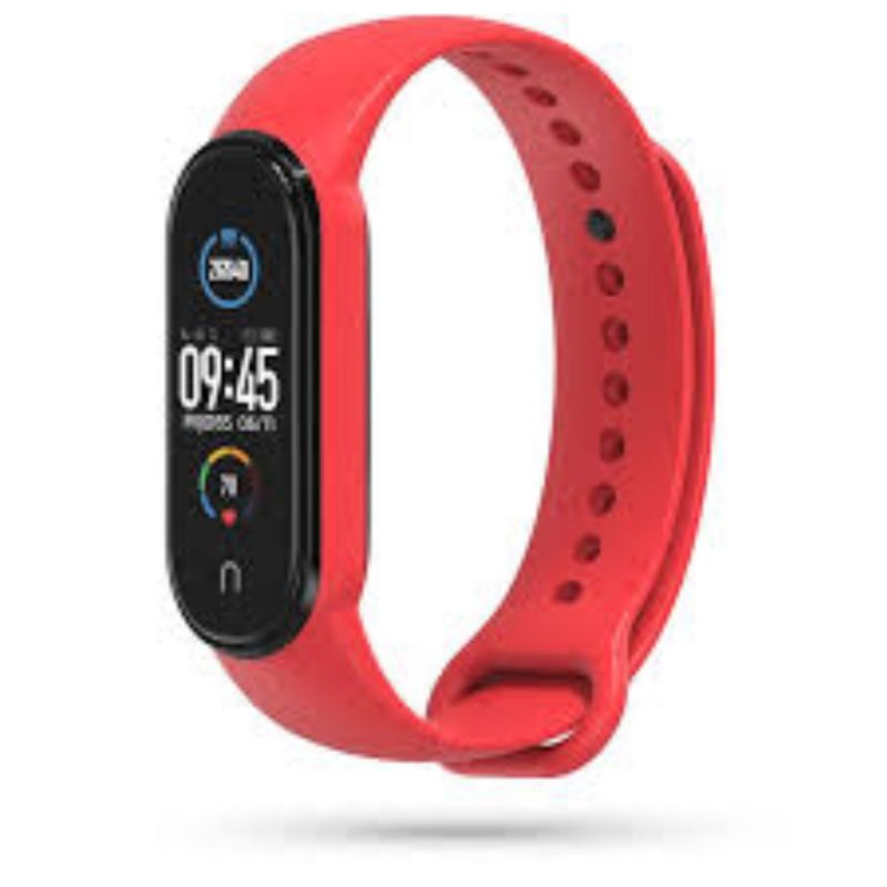 SMARTBAND M5 MI5 JAM TANGAN SMARTBAND WATERPROOF FITNESS - MERAH
