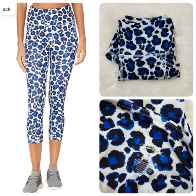 GOTTEX CAPRI 7/8 LEOPARD BLUE MESH