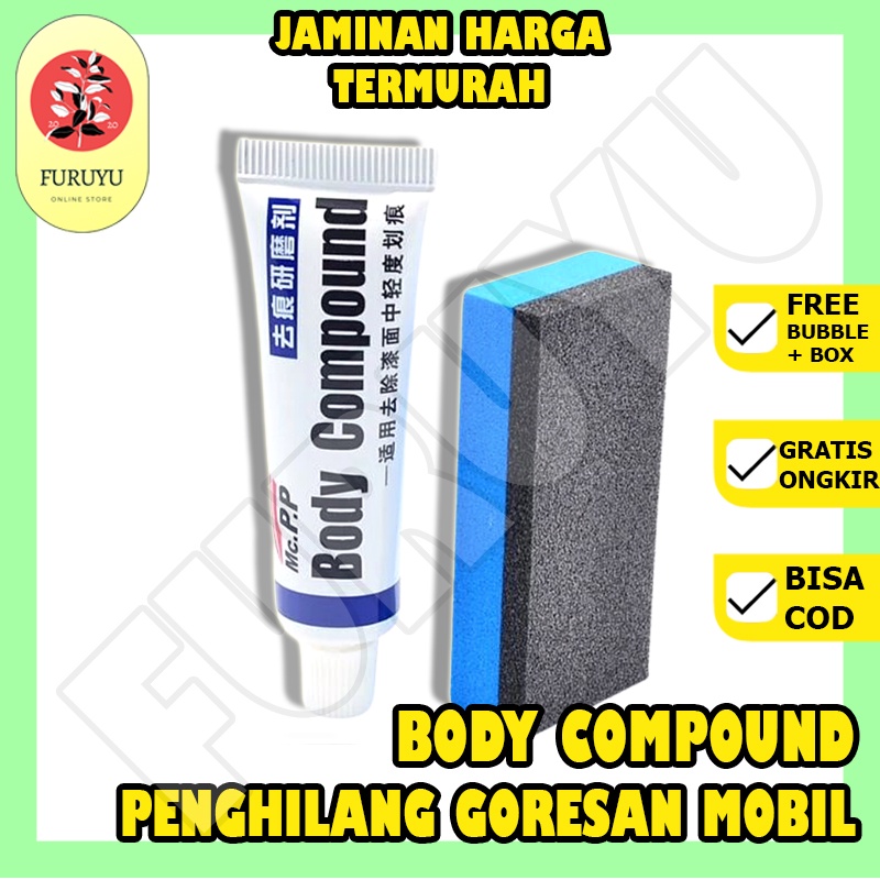 Penghilang Baret Lecet Mobil Motor Body Compound Instant Sparkling Wax Car Strach Repair Auto Care Polish Poles compon Kompon compond Pengkilap body mobil motor