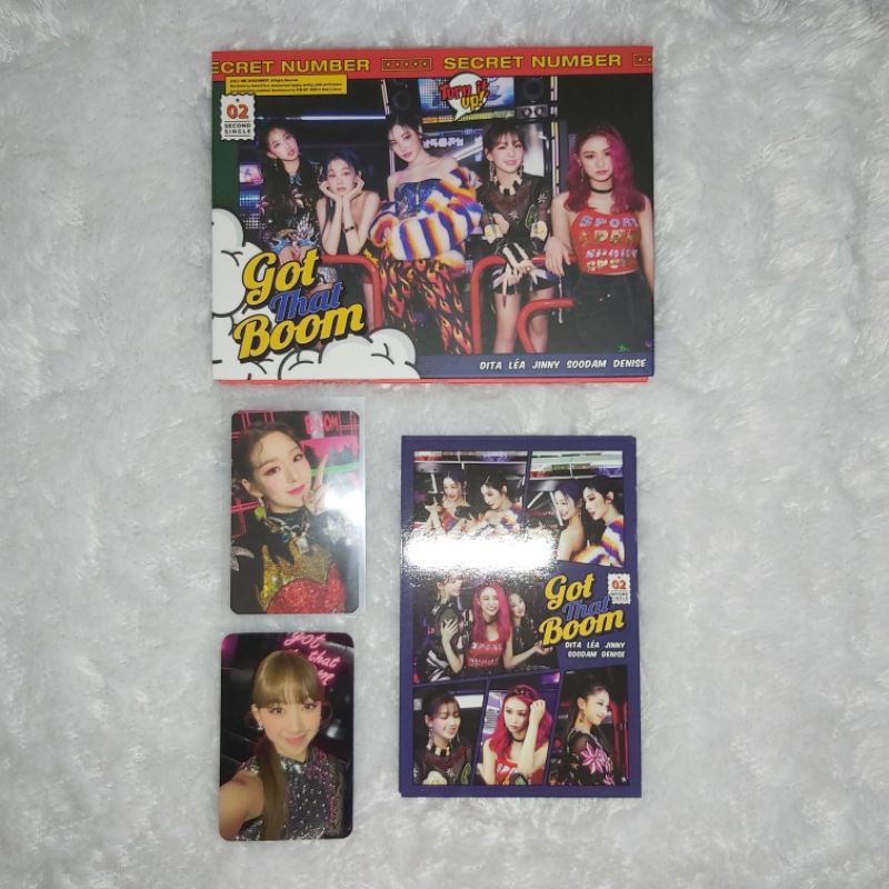 Sharing Ready Stock Secret Number Got That Boom Album Only PC Photocard Exclusive Jinny Soodam Dita