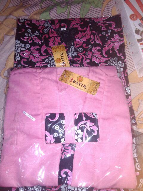 Batik Couple Gamis Brukat Barack 2495 Kemeja