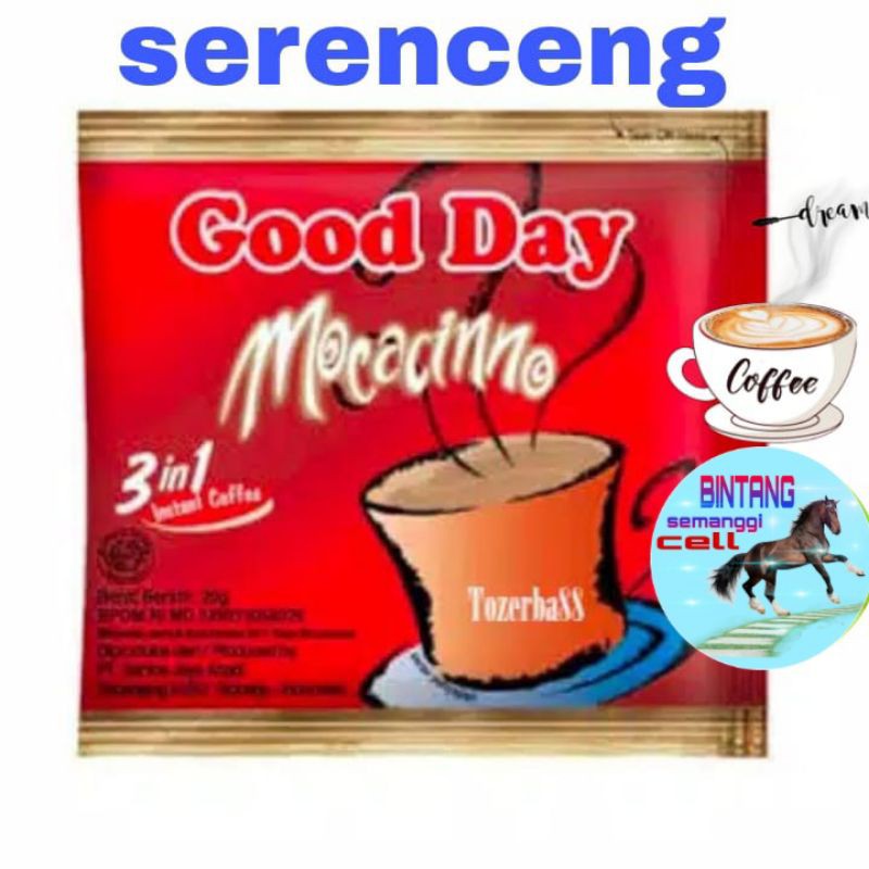 

good day mocacino 1 renceng isi 10 sachet