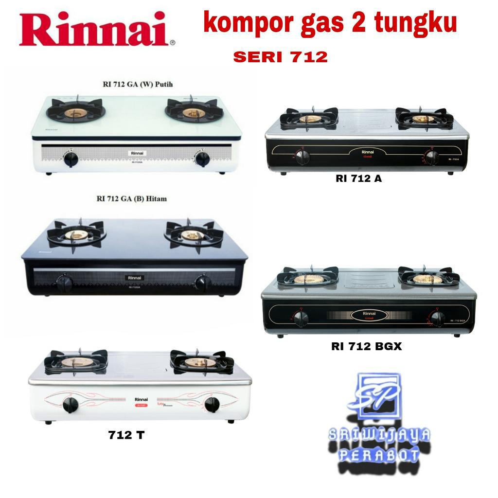 KOMPOR GAS RINNAI 2 TUNGKU  SERIES 712