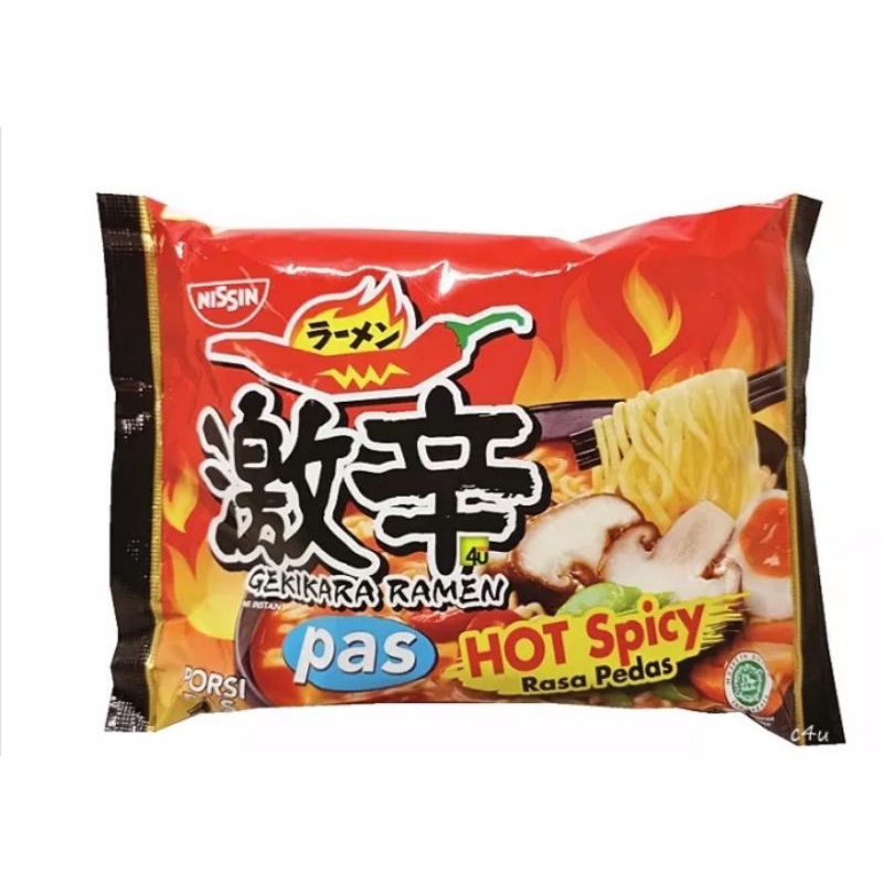 Jual Mie Nissin Gekikara Ramen Hot Spicy 78grm Shopee Indonesia