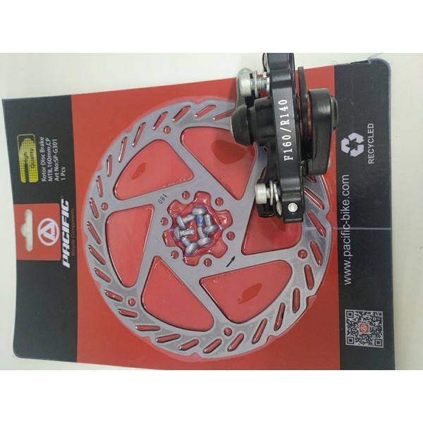 rem cakram set disc brake set sepeda MTB 160 pacific