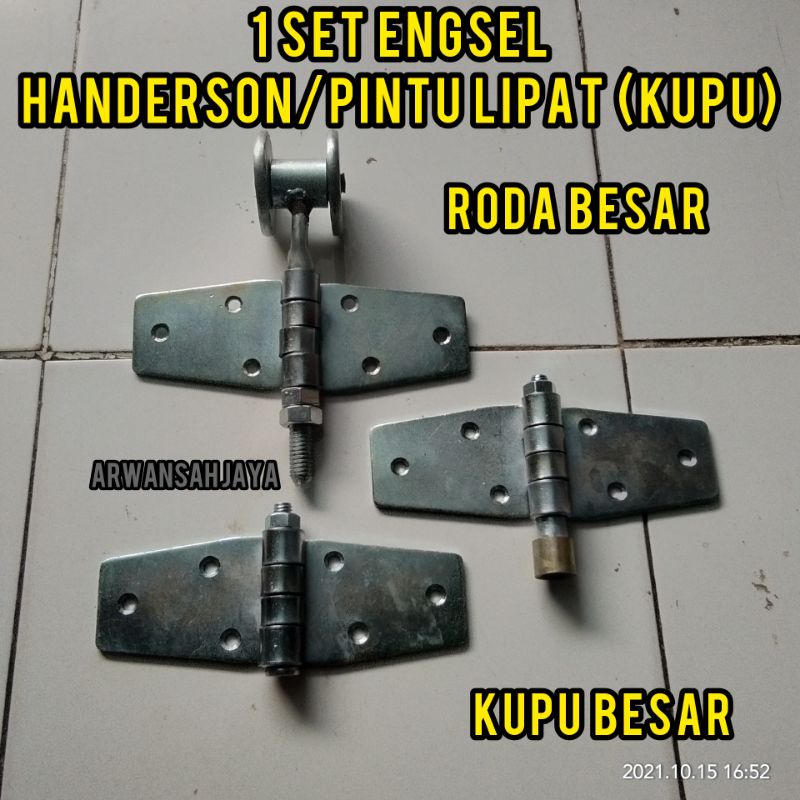 SATU SET ENGSEL KUPU HANDERSON/PINTU LIPAT/ PINTU GANTUNG