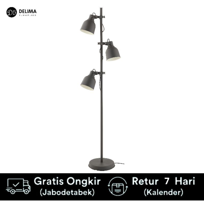 Floor Lamp with 3 spot / Lampu lantai dengan 3 tangkai lampu sorot