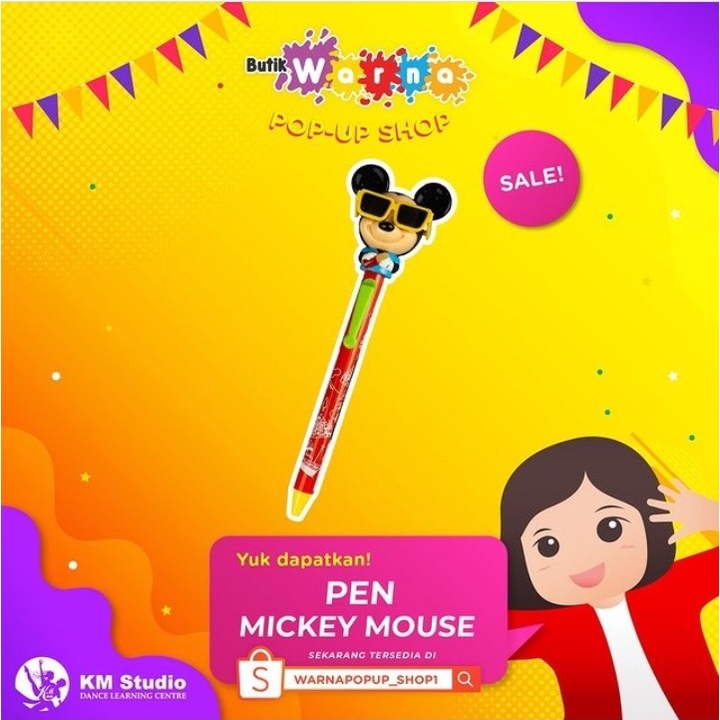 

Disney Pulpen Karakter Mickey Mouse