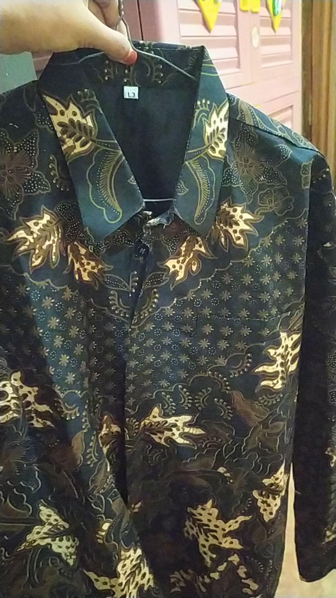 Kemeja Batik Pria Solo Lengan Panjang Full Furing Premium Modern Atasan Perwira Kanaya Prastowo Bima