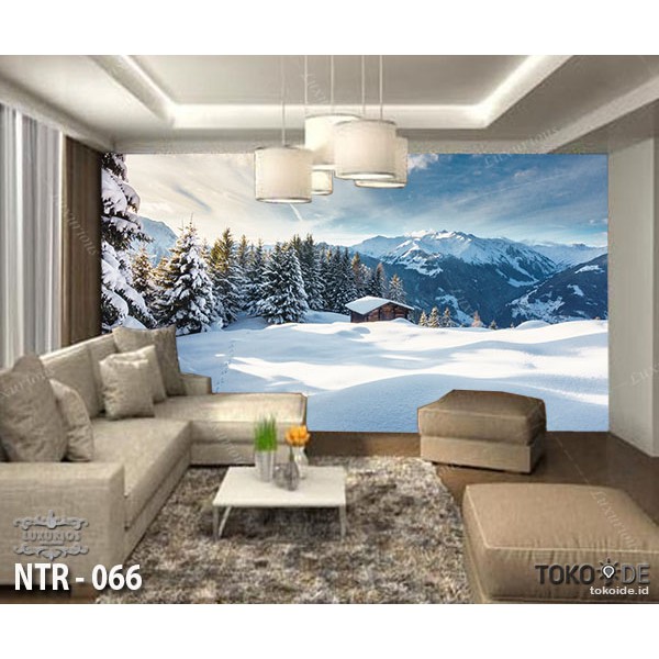Wallpaper dinding 3D Wallpaper Hutan Wallpaper pemandangan Wallpaper alam Motif Nature 5
