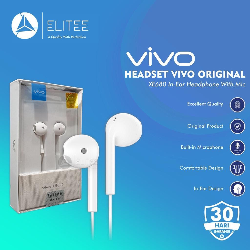 HEADSET VIVO S1 Z1 Y19 Y17 Y15 Y12 V15 PRO HIFI AUDIO MICROPHONE EARPHONE HANDSFREE