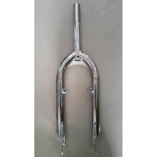 Fork / Garpu sepeda BMX 20 chrome stainless cp pivot