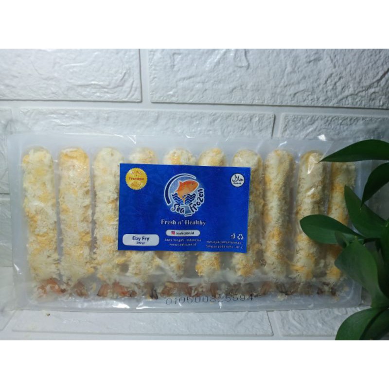 

EBI FRY/ EBI FURAI FROZEN PREMIUM BERAT 200 gr/ pack Rp 29.000