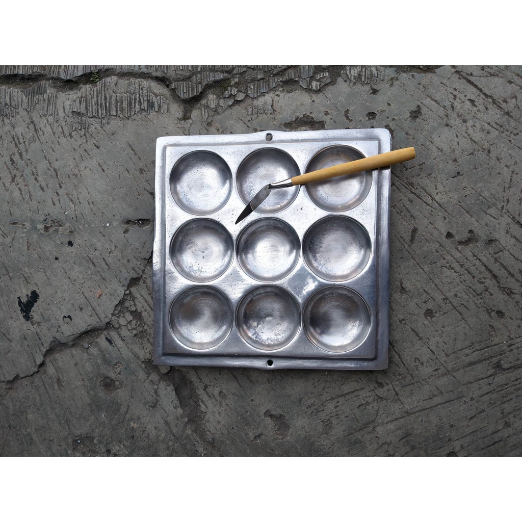 Cetakan Kue Lumpur/Telur L9 Bonus Spatula Mini