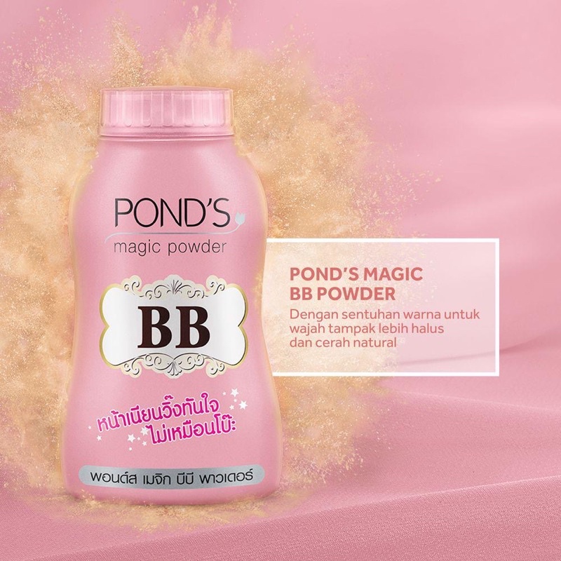 (New) POND’S Magic Face Powder BB Talcum - Ponds Face Powder Bedak Tabur Muka Magic Powder