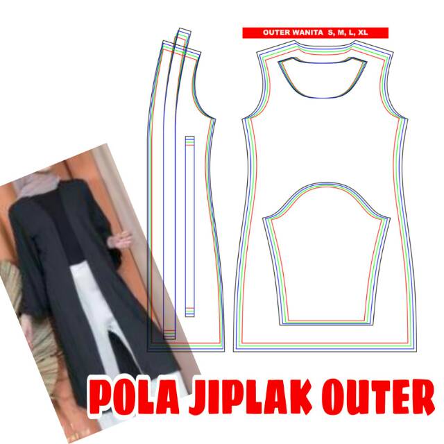 

POLA OUTER TANGAN PANJANG POLA JIPLAK DAN KERTAS END YEAR SALE PROMO DISKON BISA COD