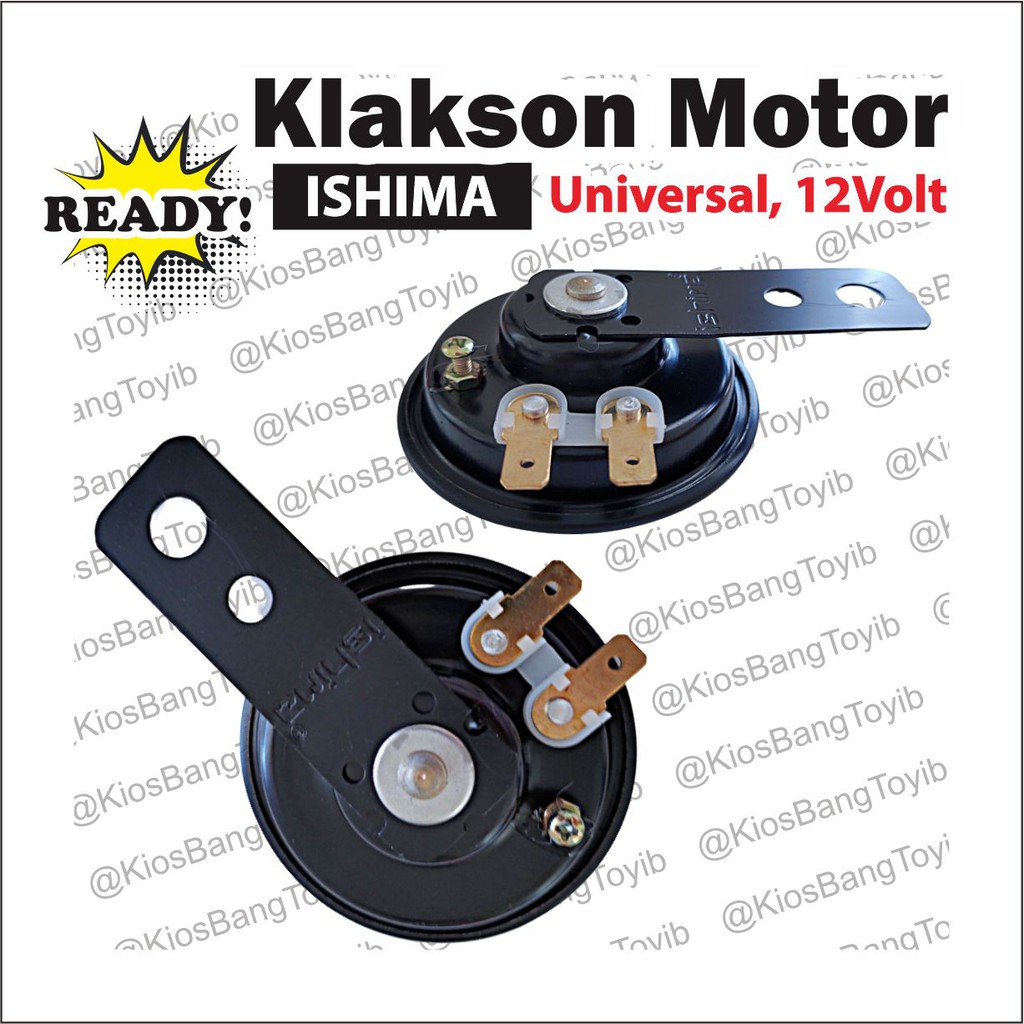 Klakson Semua Motor Universal Hella Single Sound 12V 12Volt ★𝐈𝐒𝐇𝐈𝐌𝐀★