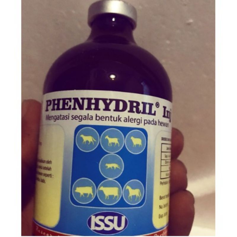 phenhydril phenydril 100 ml - anti histamin seperti vetadryl
