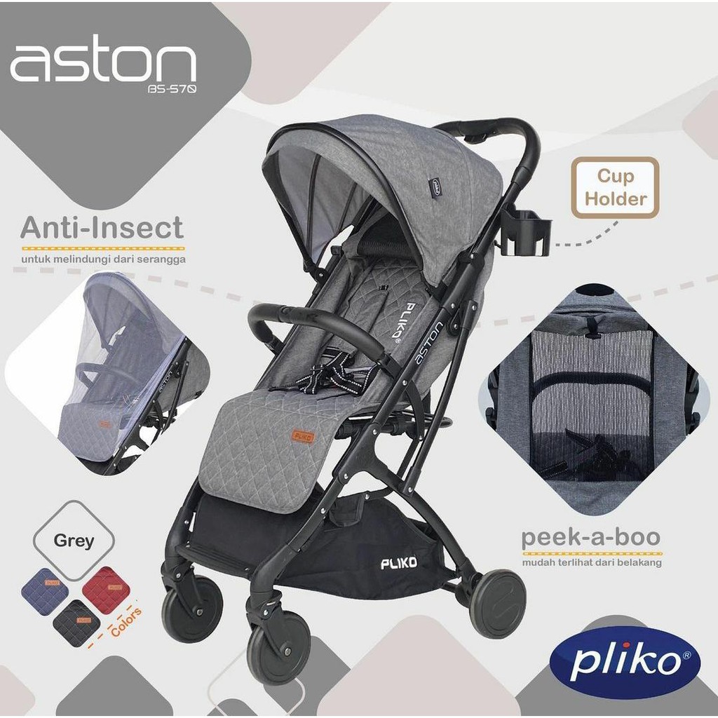 Pliko Aston Stroller 570 (Kereta Dorong Bayi)