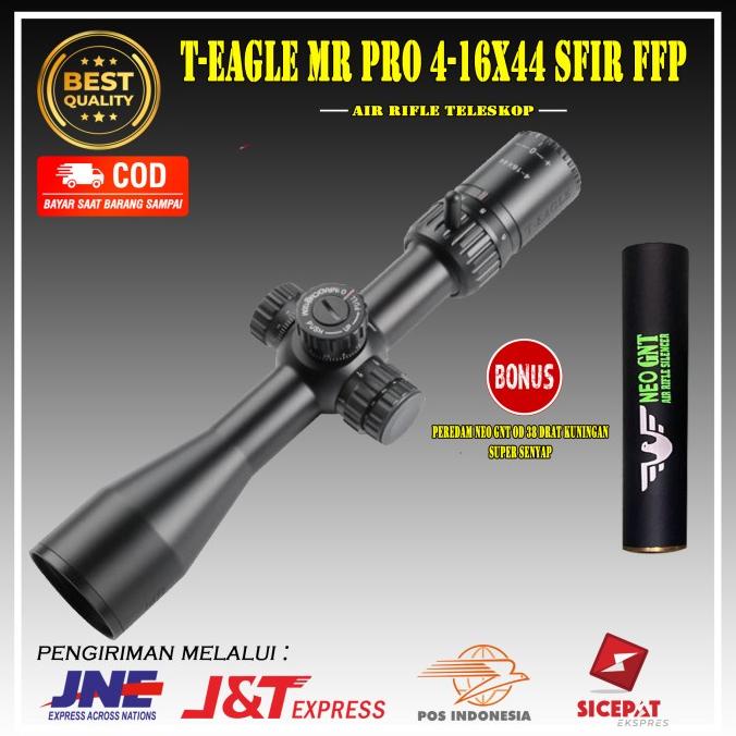 Telescope Senapan Teleskop Riflescope T-Eagle MR 4-16x44 SF FFP