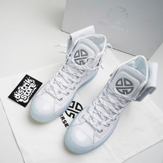  Converse  x  Lay  Zhang  Chuck 70 Hi White Tint Blue Shopee 