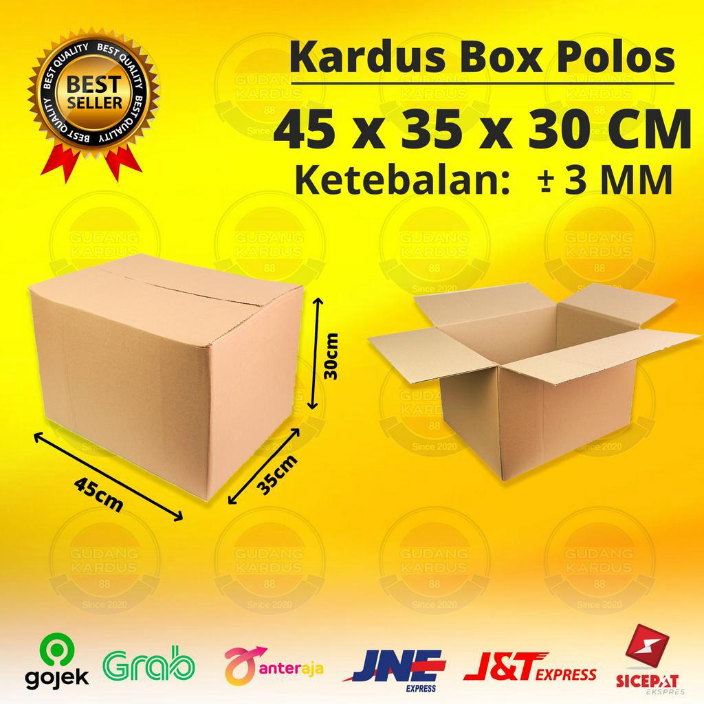 

Kardus Karton Box Besar 45x35x30 CM Kotak Dus Packing Packaging Pindahan Tebal Polos