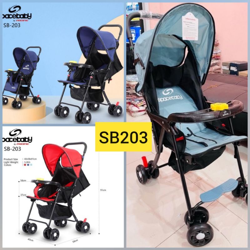 STROLLER SPACE BABY SB 207/ SB 204 SB316 / SB 203 / SB202 / SB207 / SB 315 KERETA DORONG STROLER