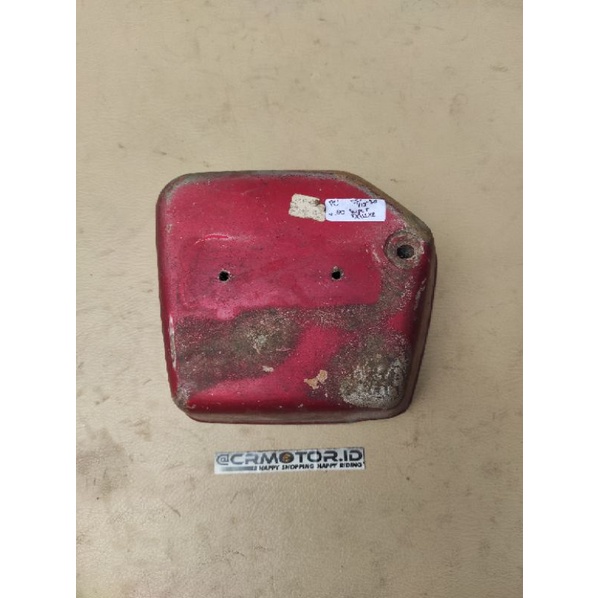 Original cover tutup aki accu yamaha v80 v 80 super deluxe delux merah