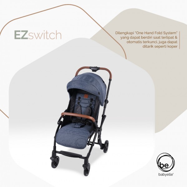 Babyelle EZ Switch S 523 RS Stroller travel reversible handle bisa hadap ibu kereta bayi baby elle s523 mewah