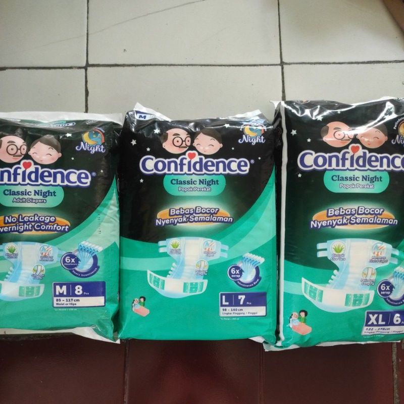 Confidence classic popok perekat dewasa
