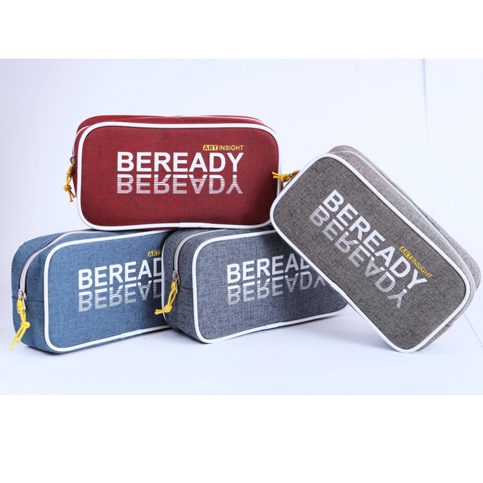 

Hari Ini Be Ready Cosmetic Pouch / Multifunction Pouch / Pencil Case - Art 203 Bergaransi