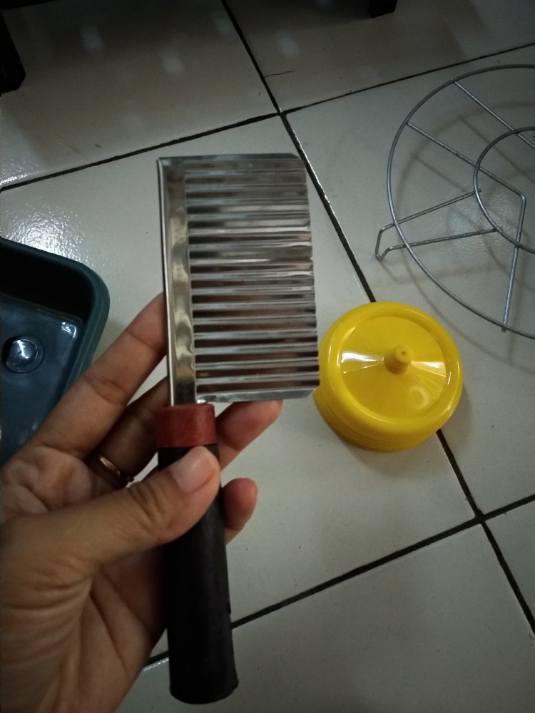 Pisau Gelombang/pisau Acar Gagang