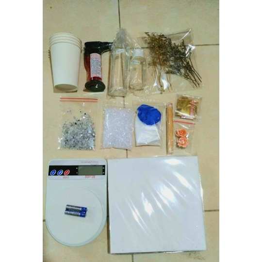 1 paket kit kerajinan resin art untuk pemula