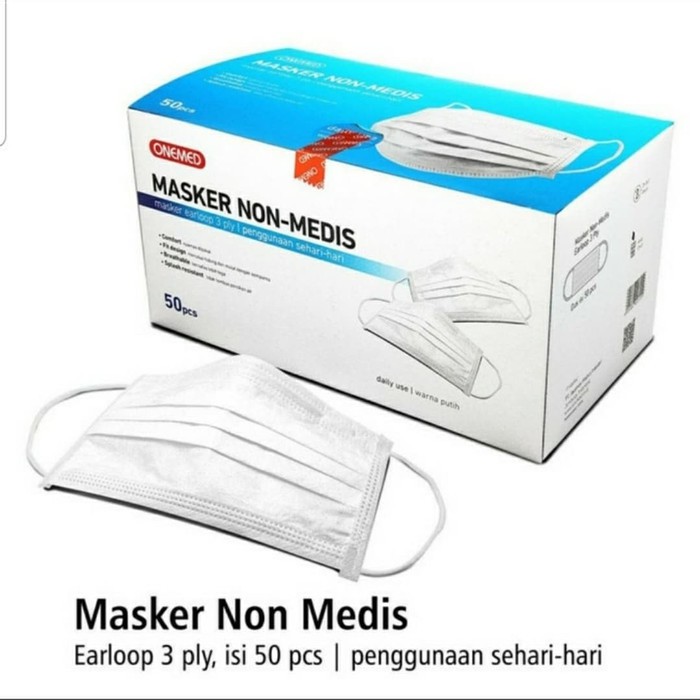 Masker OneMed One Med Non-Medis 50pcs