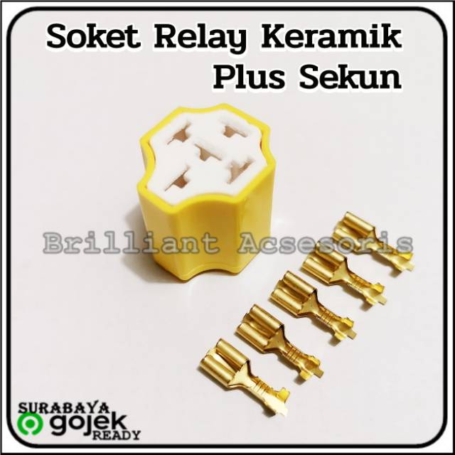 Soket Only plus sekun - Soket Relay / Soket Lampu H4 / Soket Sekring DX Tancep