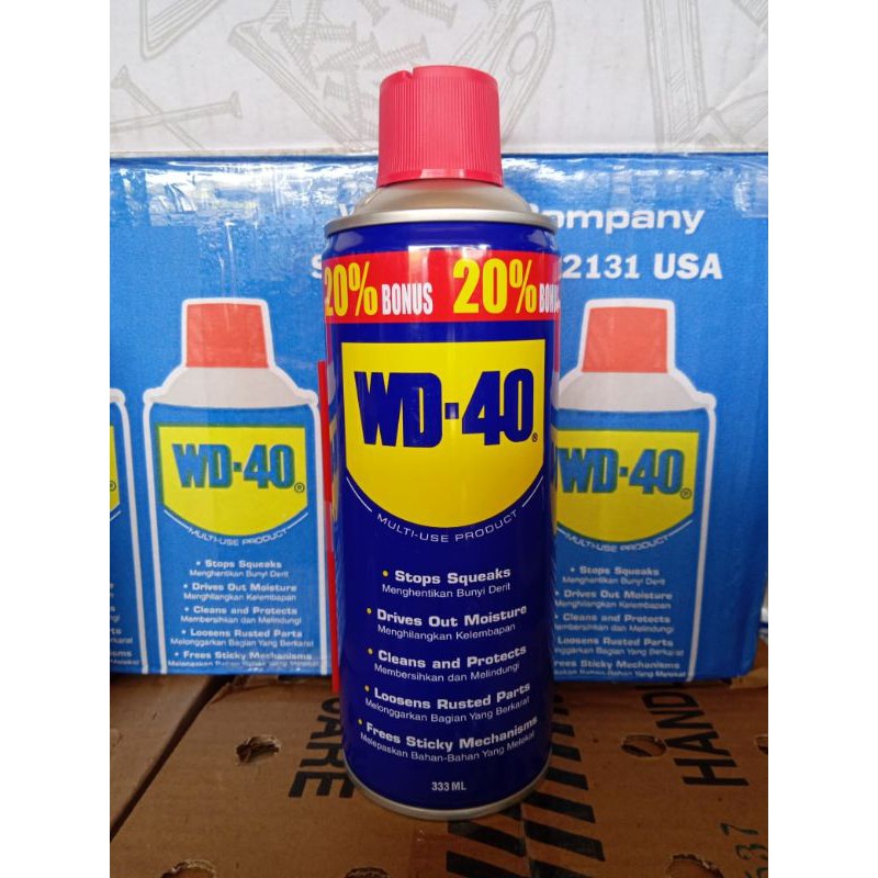 WD-40 WD40 WD 40 PELUMAS ANTI KARAT /PELUMAS SERBAGUNA 120 ML191 ML 333 ML