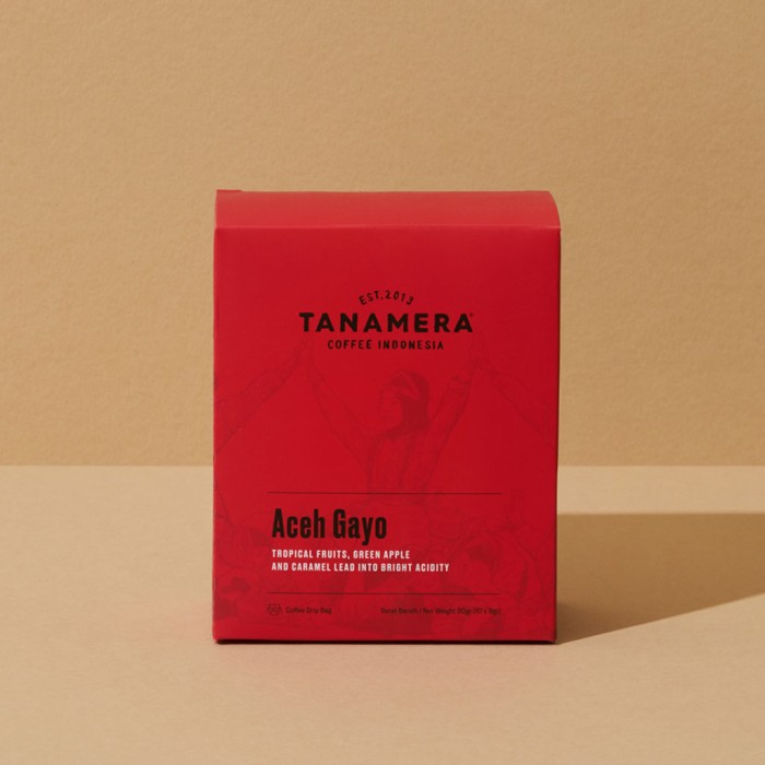 

NEW Tanamera Coffee Drip Bag / Filter Bag: Aceh Gayo - 5 Drip Bag