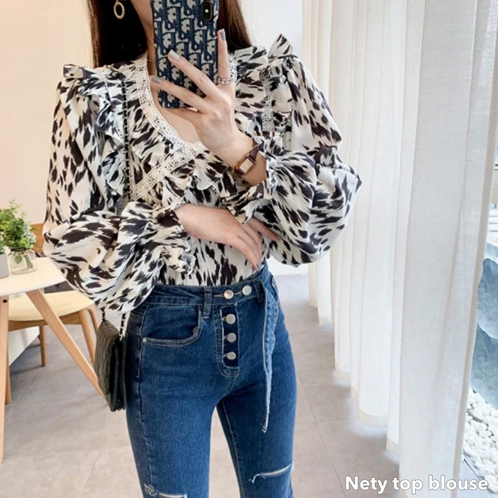 Nety top blouse - Thejanclothes