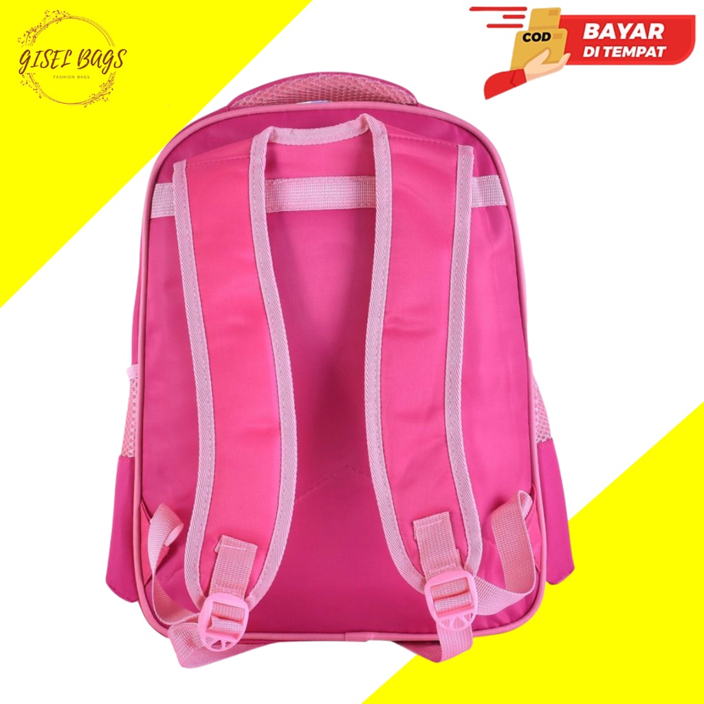 GB Tas anak peremuan sd ransel anak import gambar timbul gratis raincover bahan nilon bisa bayar di tempat cod