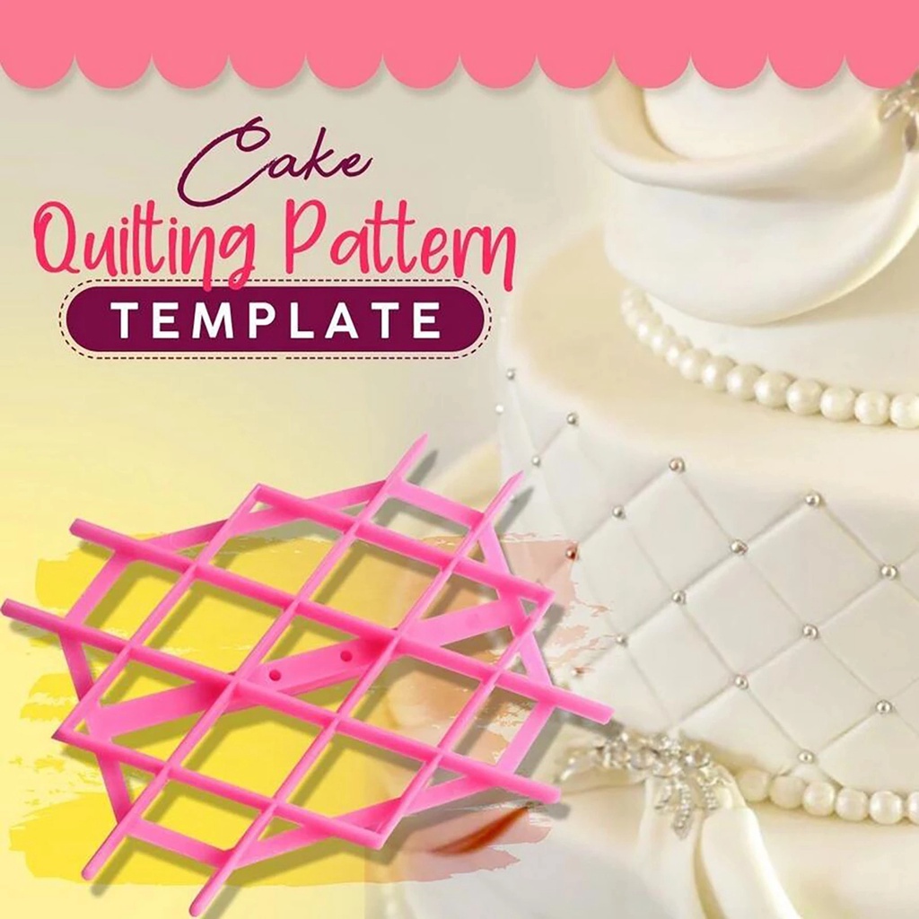 Geometric Diamond Pattern Cake Plastic Mold/Grid Shaped Plastic Baking Molds / Handmade Baking Cake Molds / Home kitchen Cooking DIY Bake Gadgets / Baking Accessories