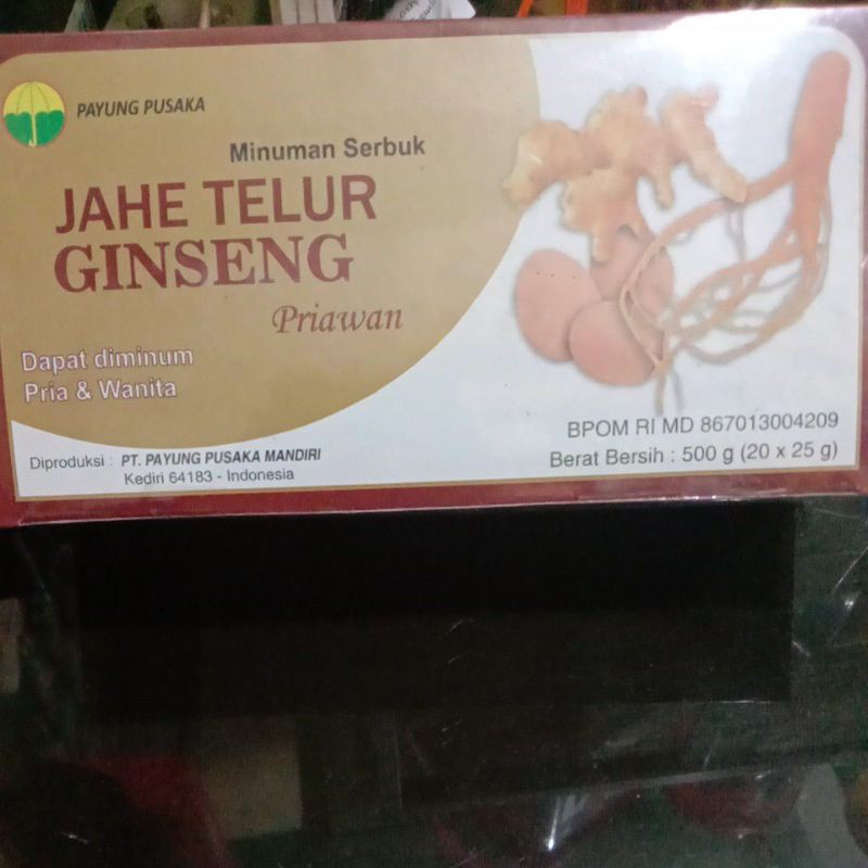 

JAHE TELUR GINSENG/MINUMAN JAHE