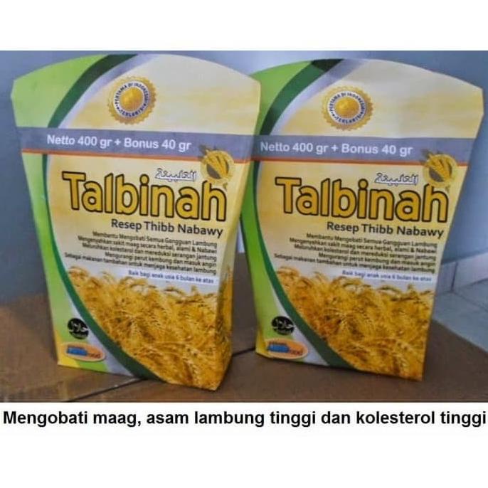 

TALBINAH 400GR+BONUS 40GR TEPUNG GANDUM THIBBUN NABAWI