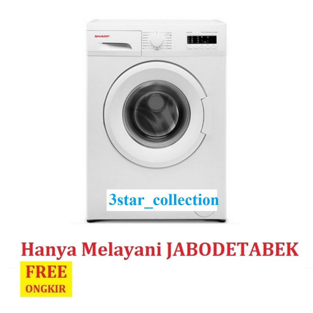 mesin cuci Sharp ESFL-1082 front loading 8 kg | Mesin cuci Front Loading | Garansi Resmi
