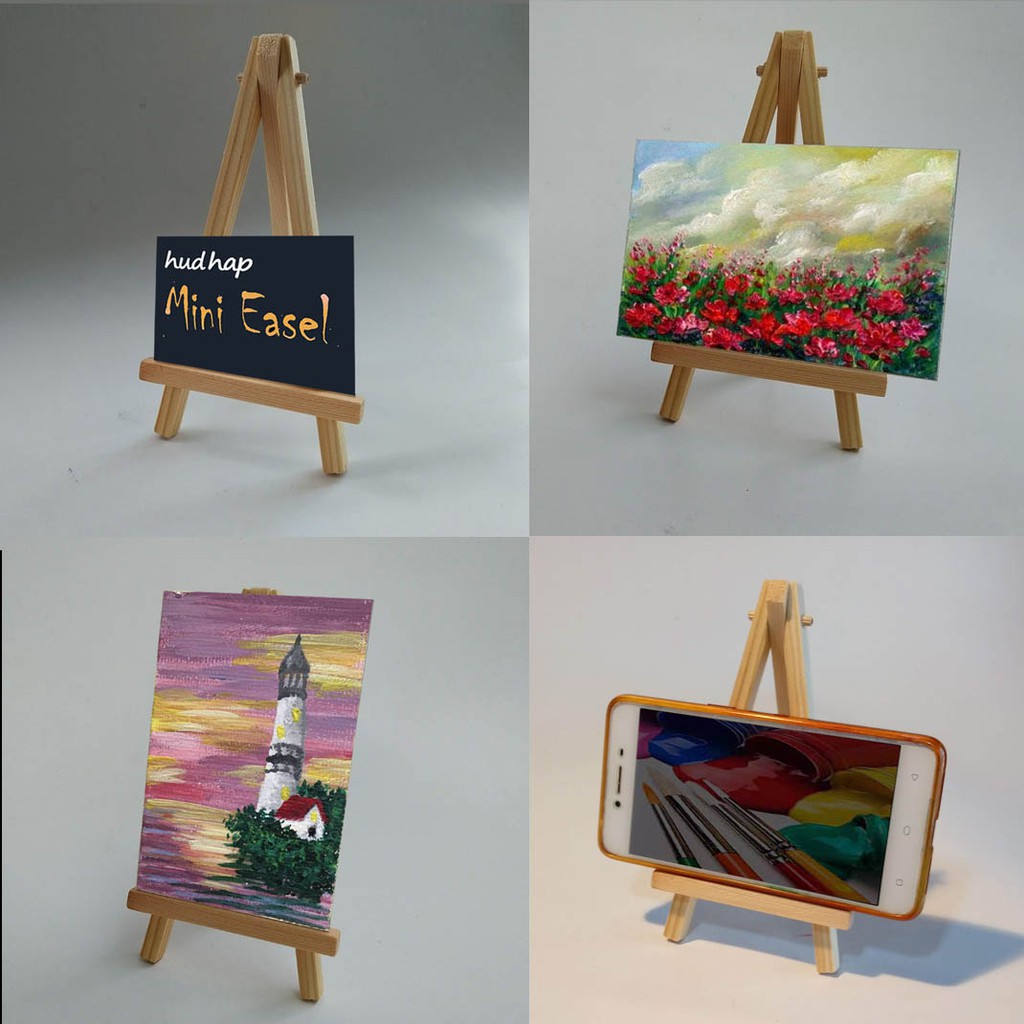 Mini Easel - Stand Lukisan Mini size 15 x 8 cm