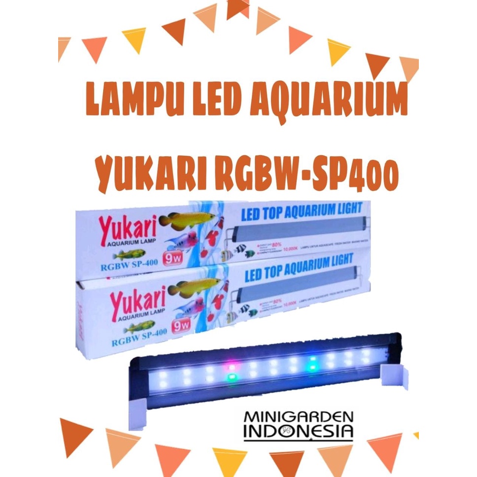 LAMPU LED AQUARIUM AQUASCAPE LAMP MODEL GANTUNG YUKARI RGBW SP-400