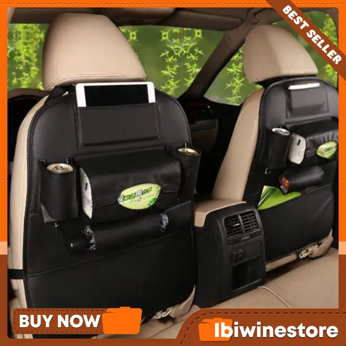 Sale promo Bh76 Tas Jok Kulit Belakang Mobil Aksesoris Sale promo Bh76 Tas Jok Kulit Belakang Mobil Aksesoris