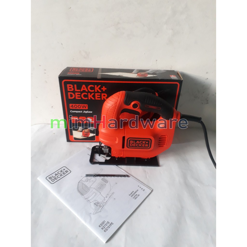 Mesin gergaji Jigsaw Black & Decker KS501