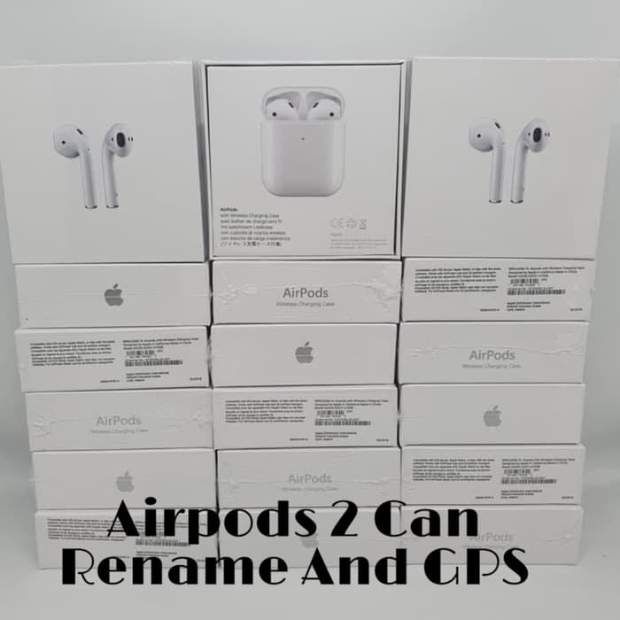 Apple Airpods 2 Clone 1 : 1 With Wireless Charging Case (Can Rename)
