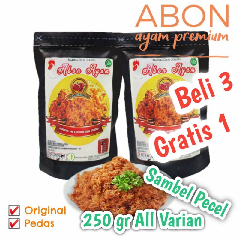 

[PROMO] ABON AYAM HOMEMADE ORIGINAL 100 GRAM POUCH ASLI ENAK CRUNCHY HALAL |TANPA PENGAWET|Kanjeng Mami 1kg|Madiun|Cianjur|BOLOWOJO| karwati|gepuk|BUMBOO|Tekstur Lembut MPASI Si Kecil|Anak Non MSG